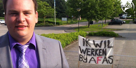 Foto van Wouter die solliciteerde bij AFAS